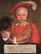 Edward VI as a child Hans Holbein